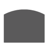 PLAQUE DE SOL ARRONDIE 80X65 CM GRIS