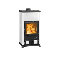 Poêle à bois La Nordica - Fedora Blanc Infinity 8.3kw